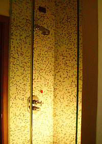 Rubinetteria della Dornbracht nella doccia