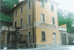 Facciata artistica di casa in Brianza restaurata